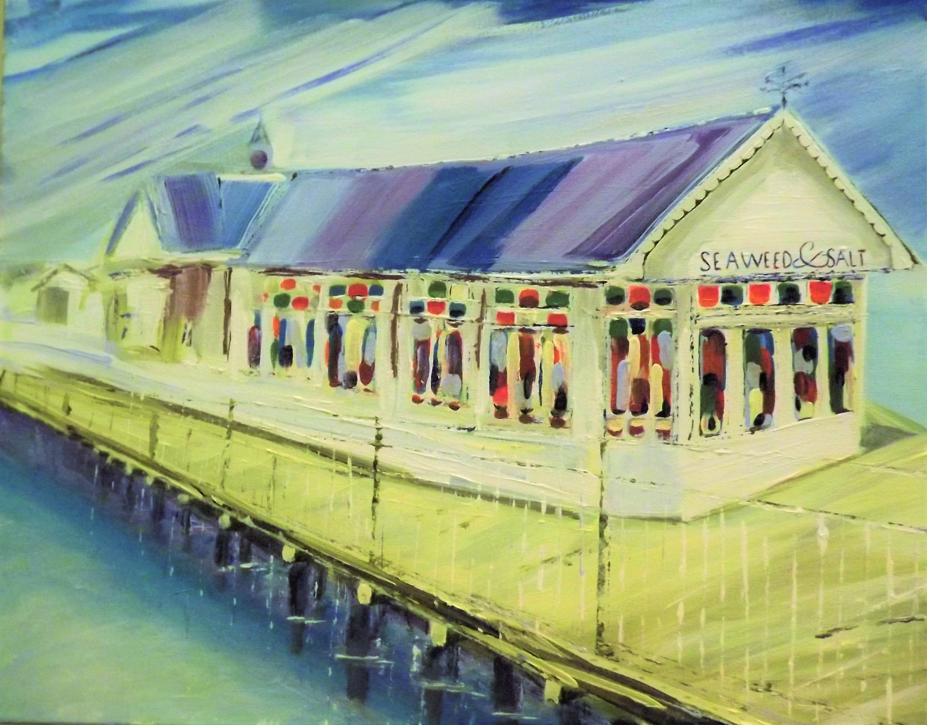 Southwold Pier acrylic on canvas