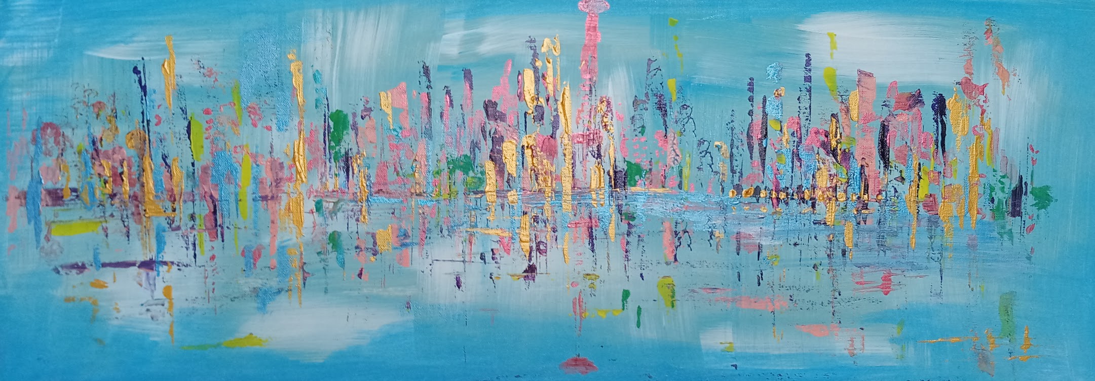 Shanghai, acrylic on canvas