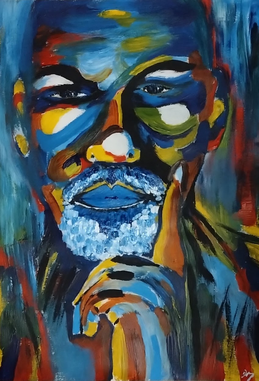 Abstract Male, acrylic