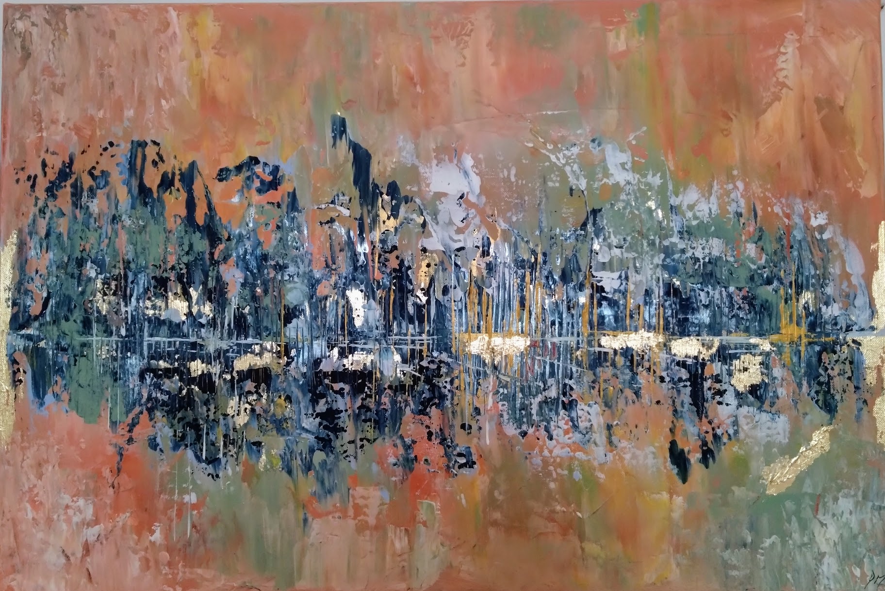 Gold-03, Acrylic on Canvas